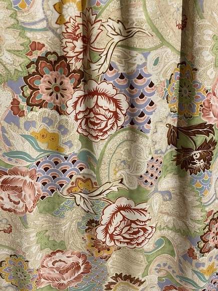 Pendleton Maxi Skirt S Womens Green Multicolor Floral Summer Lightweight Slits - Picture 2 of 12